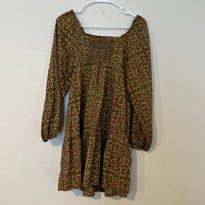 Universal Thread Rose Print Boho Dress